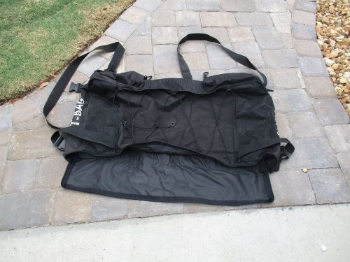 T-bag storage pack for boat bimini top holds 4 pfds