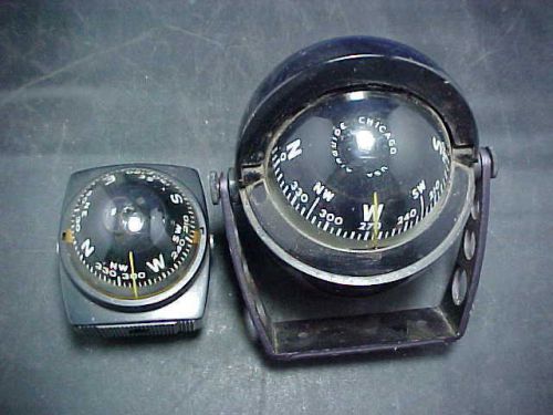 2 airguide compasses. chicago usa