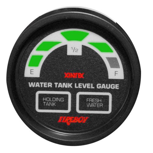 Xintex llm-2-rp two tank monitor 2&#034; round gauge f/ 1 holding &amp; 1