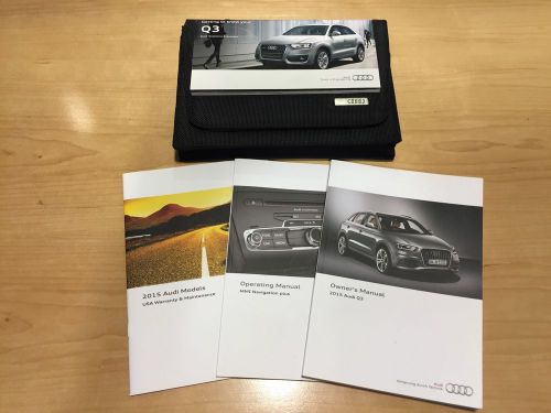 2015 audi q3 owners manuals