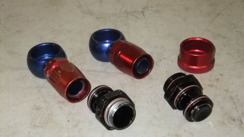 2 pair xrp dry sump pan banjo fittings close mounting #12 peterson barnes aviad