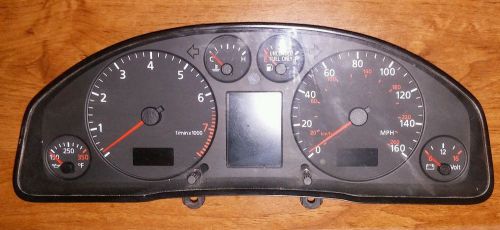 2000 00 audi a6 a6 quattro instrument cluster speedometer gauge 4b0920980m