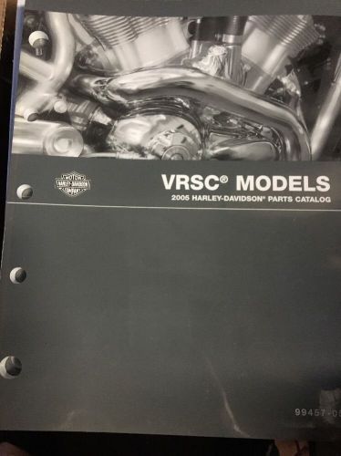 Harley-davidson 2005 vrsc vrod  models parts catalog p/n 99457-05  new unopened