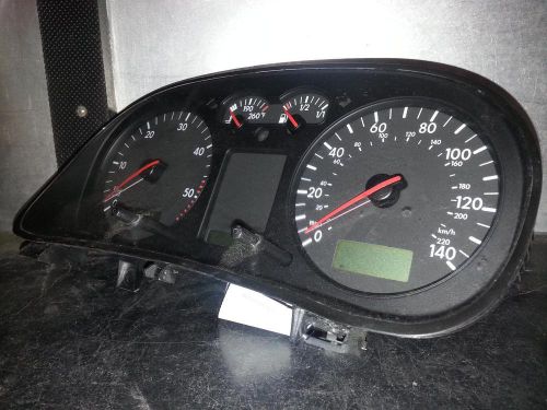 Volkswagen jetta speedometer cluster; (cluster), sdn, 1.9l (turbo diesel), mph