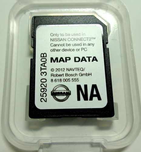 Oem 2013 nissan sentra &amp; altima frontier truck navigation connect2 sd card