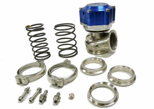 Maximizer blue  50 mm v-band external wastegate aluminum