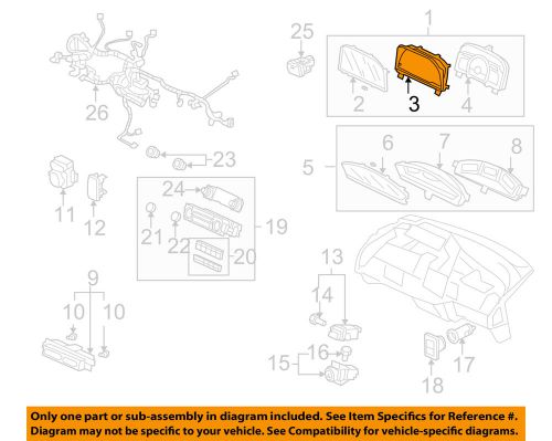 Honda oem 06-11 civic cluster switches-cluster bezel 78155svaa01