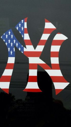 America&#039;s team stars and stripes yankees vinyl decal