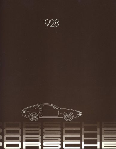 1982 porsche 928 deluxe sales brochure dealer literature