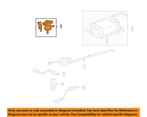 Toyota oem emission system-vacuum switch 258600v020