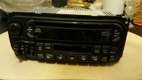 2004 town &amp; country van factory radio c/d player radio tuner  model# p05064042ab