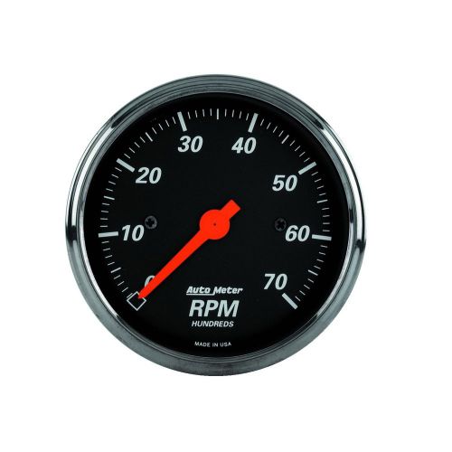 Auto meter 1498 designer black; in dash electric tachometer