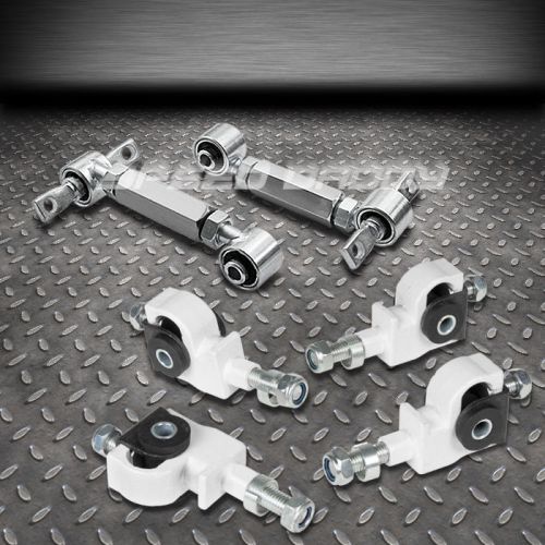 Silver rear camber+front adjuster suspension kit 88-95 civic/crx ed/integra dc