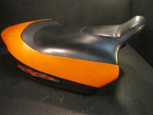 2007 arctic cat f7 stock used seat orange black oem complete cover foam frame