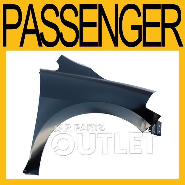 07-11 nissan versa fender primed black steel 1.6l 1.8 s/sl sedan hatchback right