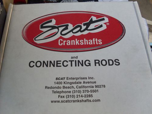 Scat 4340 h beam 6.250  rods small block chevy circle track, drag, street lrg jr