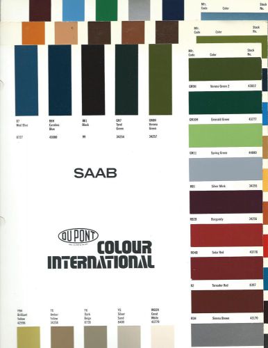 1970 1971 1972 1973 1974 1975 1976 1977 1978 1979 saab paint chips