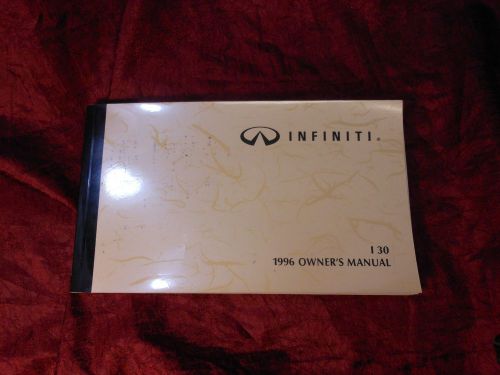 Infiniti 1996 i30 owner&#039;s manual - nice condition - book only