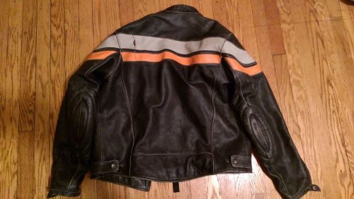 Shift racing 967 men&#039;s leather motorcycle jacket extra large xl