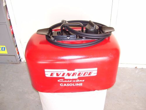 Evinrude 6 gallon outboard gas fuel 2 line pressure  gastank