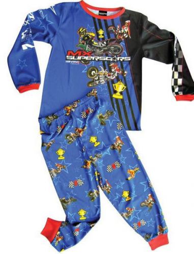 Smooth ind   blue  mx superstars playwear / pj - youth 14/16 like kids xl