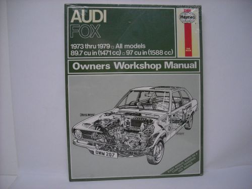 1973 thru 1979 audi fox repair manual