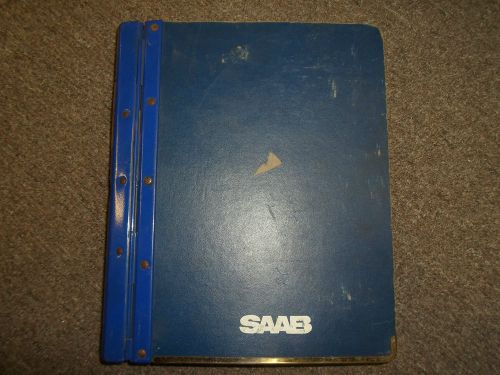 1985 86 88 1990 saab 9000 engine fuel injection system exhaust service manual 90