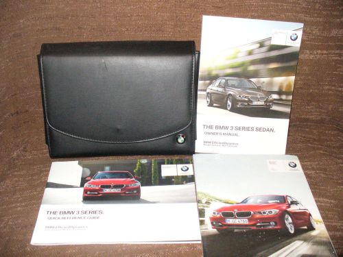 2012 12 bmw 3-series owners manual with case 107