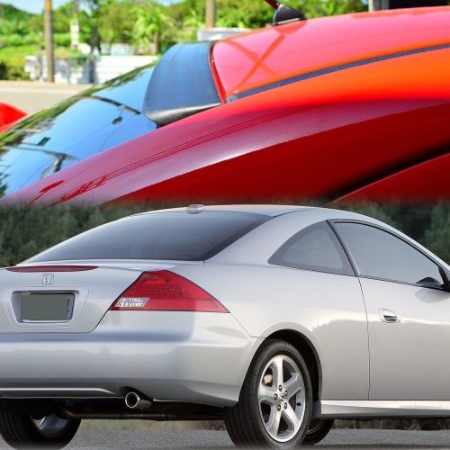 Unpaint honda accord 7 2003-2007 rear 2d coupe wing window roof spoiler jdm vip