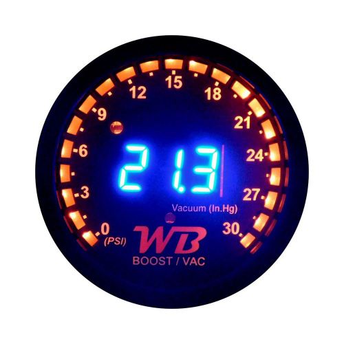 Apsx b2 digital boost display gauge (blue)