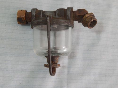 Vintage ac 854324 glass bowl fuel filter chevy corvette gm