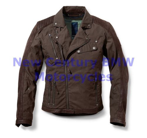 Bmw genuine motorcycle men sandeigo riding jacket dark brown us 10 euro 40