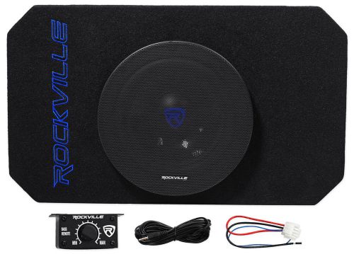 Rockville rmw8a 8&#034; 800w tunnel slot ported powered subwoofer enclosure class d