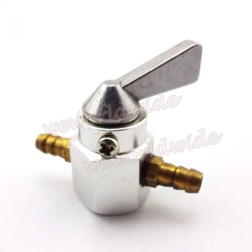 1/4&#034; gas fuel shut off inline petcock valve for atv go kart motorcycle dirt bike