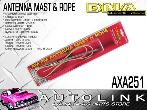 Dna replacement antenna mast to suit toyota camry mcv20r scv20r 1997 - 2002