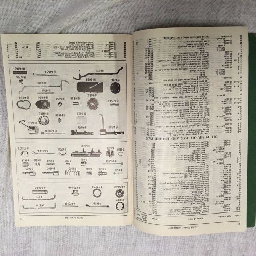 Ford v-8 and 4 cylinder cars - parts price list, 1928-1932.