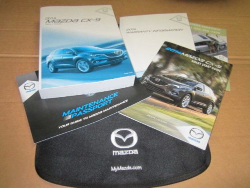 2014 mazda cx-9 owners manual  (oem) - j2675