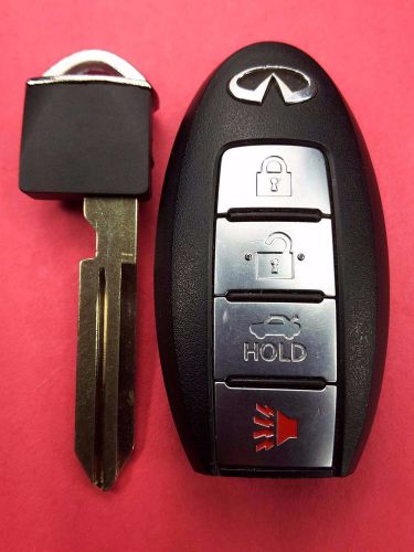 Infiniti smart cwtwbu618 oem key less entry remote new uncut key fob m35-m45