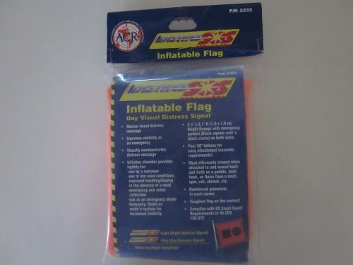 Inflatable flag distress sos   acr 3.1 x 3.1 ft  2232