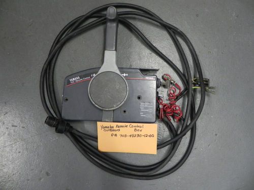 Yamaha outboard control box p# 703-48230-12-00 non trim and tilt