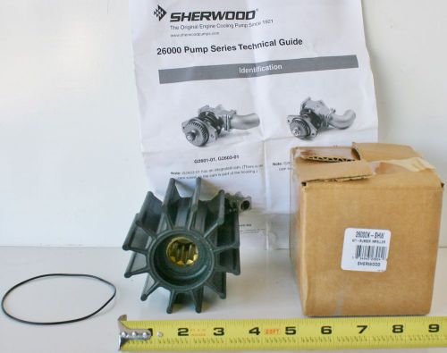 New sherwood water pump impeller 26000k - shw kit diesel marine motor yacht boat