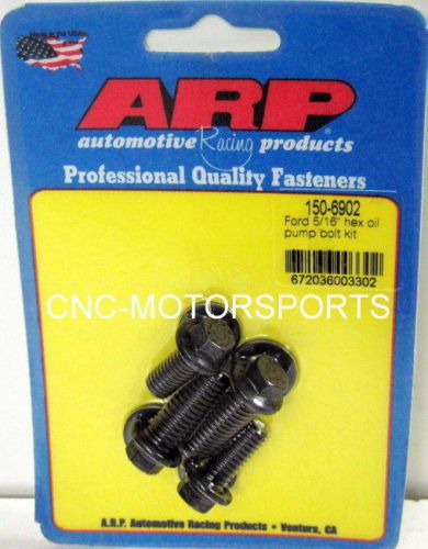 Arp oil pumb bolt kit 150-6902 ford 3/8 &amp; 5/16 4 piece bolt kit