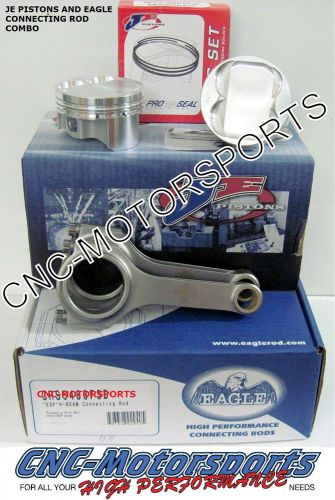 Je pistons eagle rods combo for nissan r32-r34 skyline rb26dett 86.5mm 8.2:1