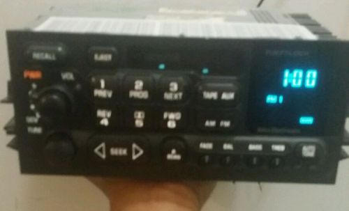 1995-2002 gm gmc sierra chevy tahoe silverado tape cassette radio