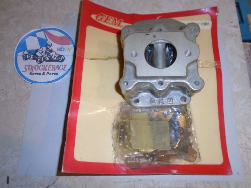 Vintage racing go kart nos gem west bend v12 manifold burco carb g1543 cart part