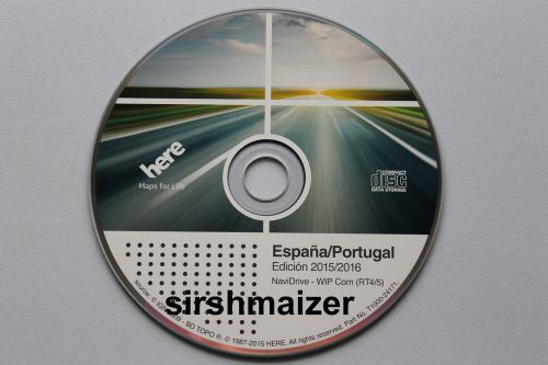 Citroen, peugeot (rt4/5) europe 2015-2016 espana/portugal (genuine cd maps)