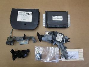 00 boxster s porsche 986 key immobiliser set engine computer 99661826007 86,562