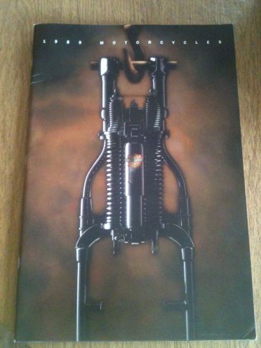 1989 harley davidson sales brochure