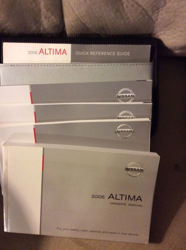 2006 nissan altima owners manual in case