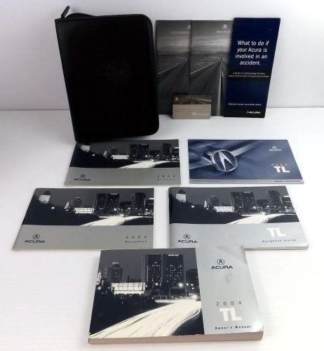 2004 acura tl owner&#039;s manual case and more